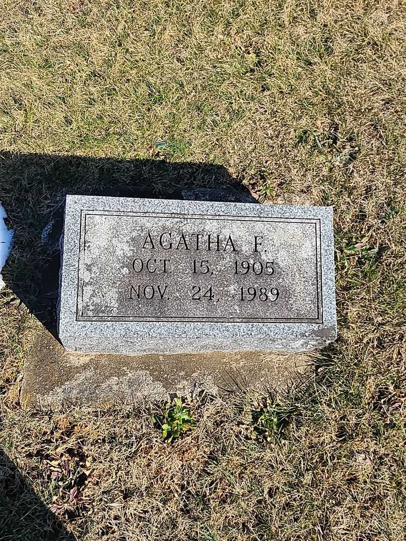 Agatha F. Parks's grave. Photo 3