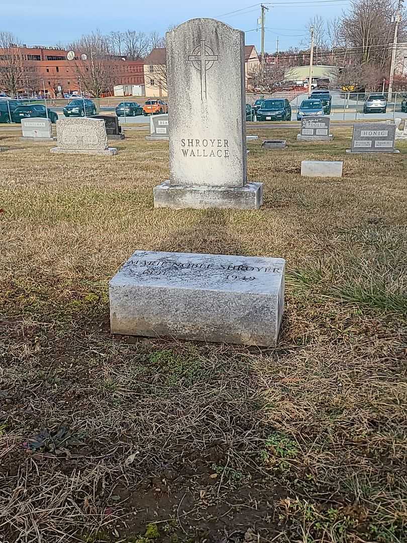 Montgomery J. Shroyer's grave. Photo 3
