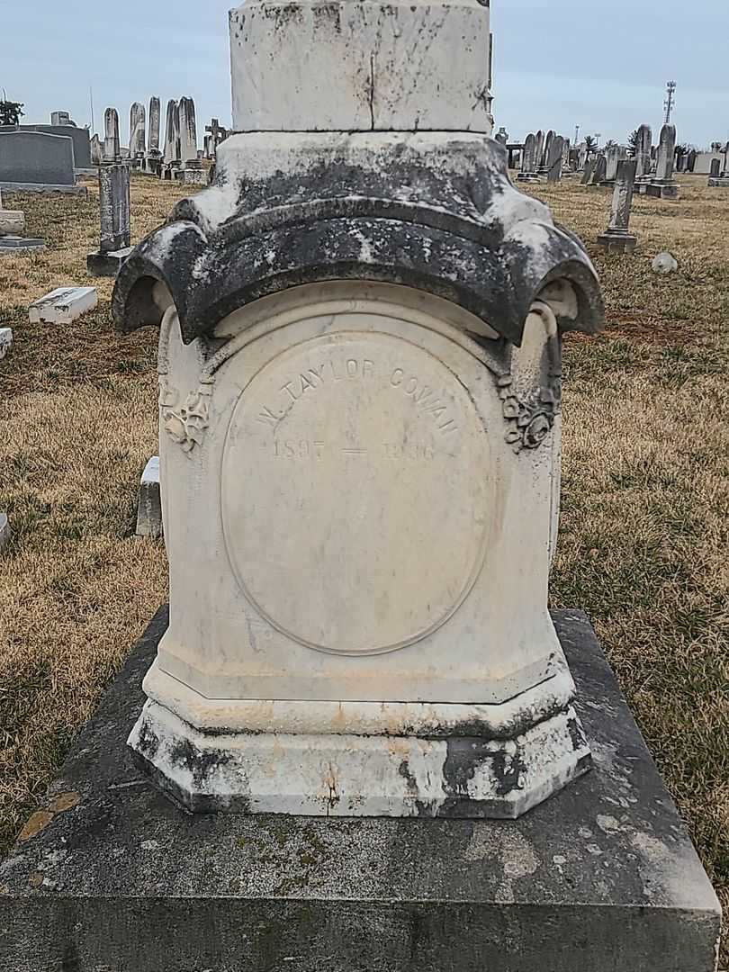 W. Taylor Cowan's grave. Photo 3