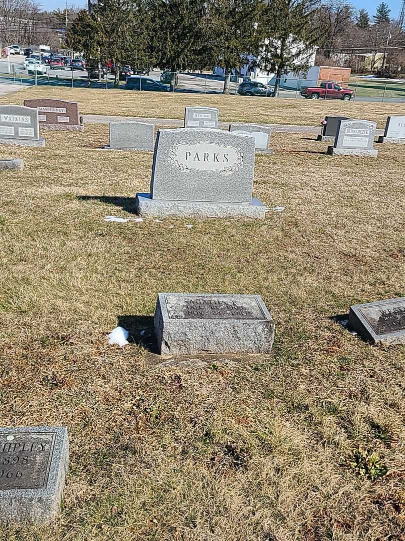 Agatha F. Parks's grave. Photo 2