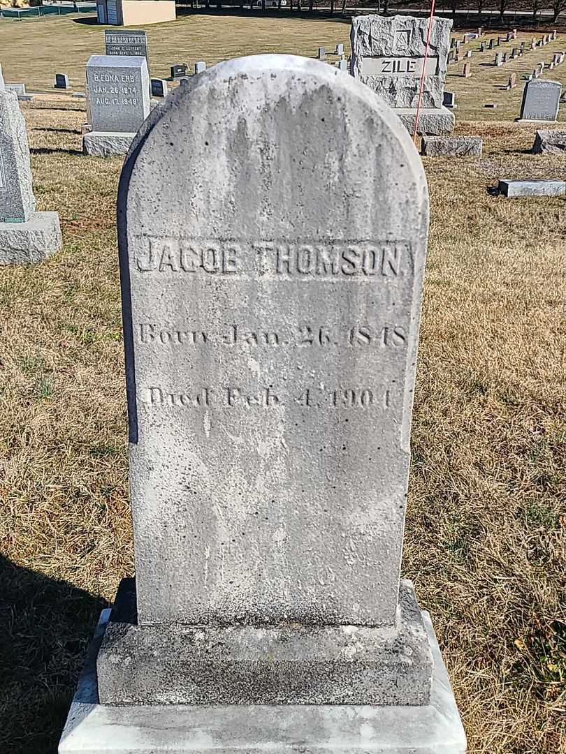 Jacob Thomson's grave. Photo 3