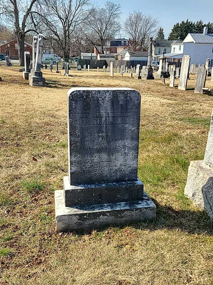 V. Franklin Merryman's grave. Photo 2