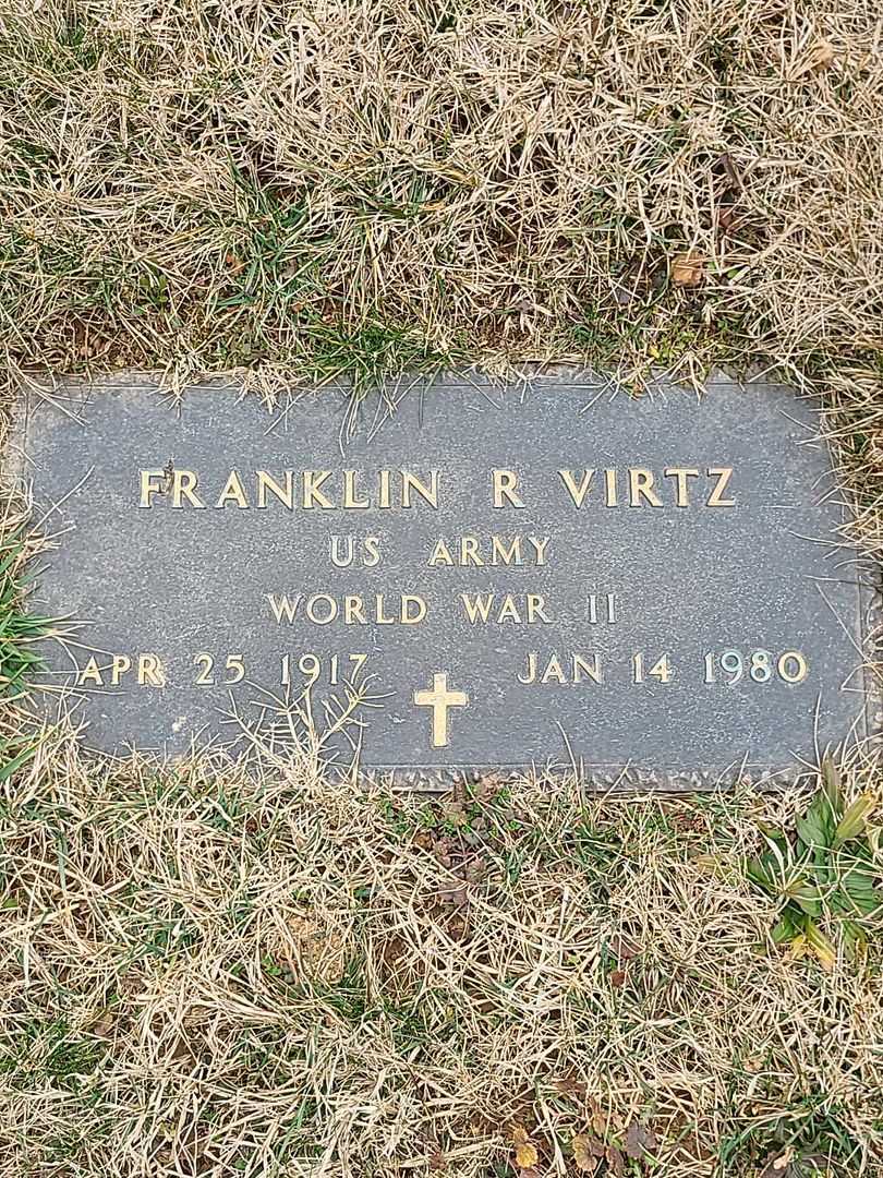 Franklin R. Virtz's grave. Photo 3