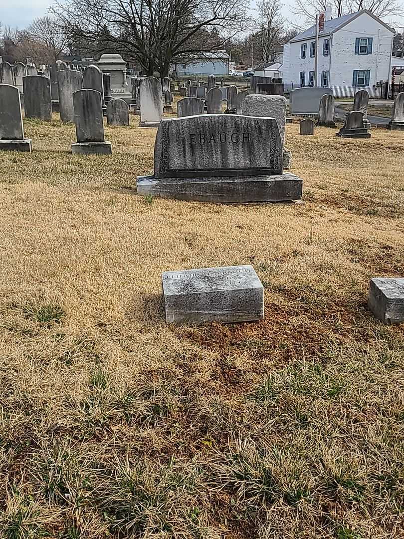 Elinor H. Ebaugh's grave. Photo 1