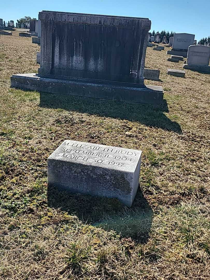 M. Elizabeth Rudy's grave. Photo 2