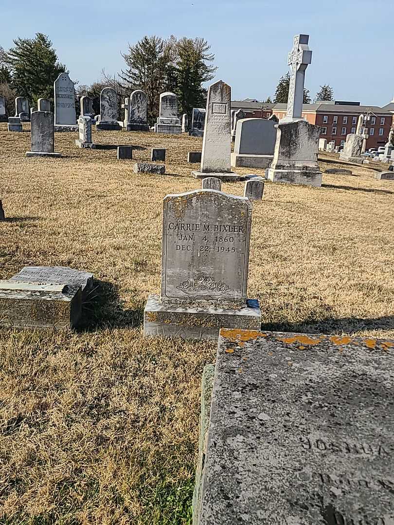 Carrie M. Bixler's grave. Photo 2
