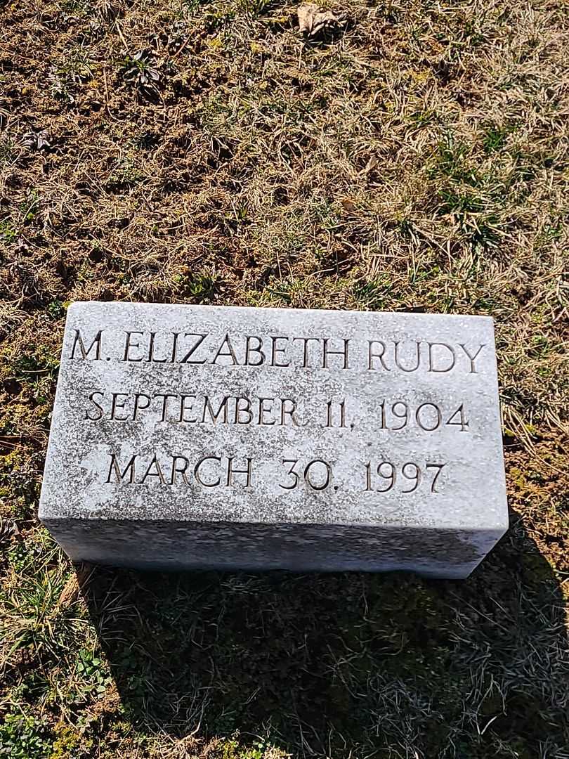 M. Elizabeth Rudy's grave. Photo 3