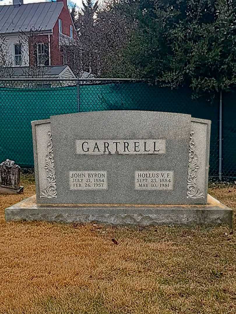 John Byron Gartrell's grave. Photo 1