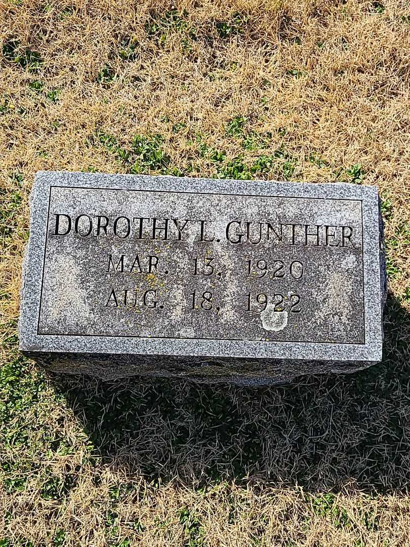Dorothy L. Gunther's grave. Photo 3