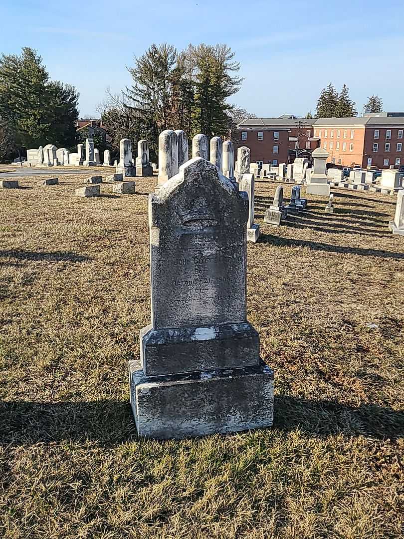 Reverend John George Capito's grave. Photo 2