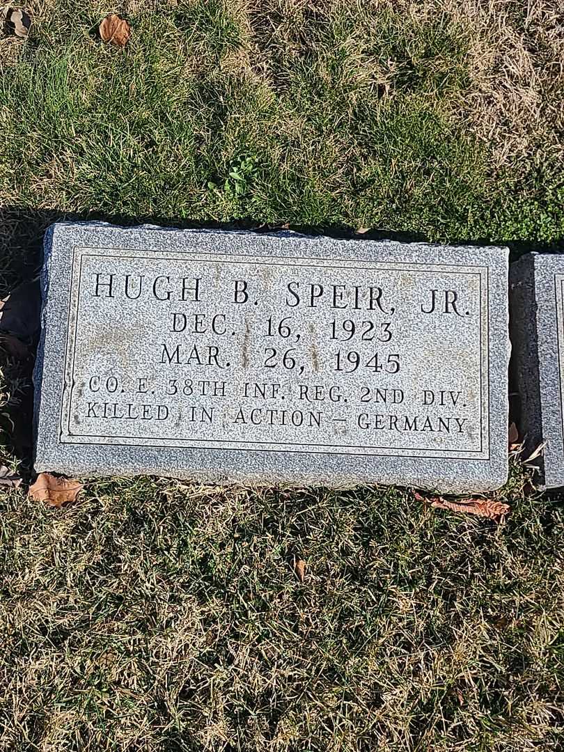 Hugh B. Speir Junior's grave. Photo 3