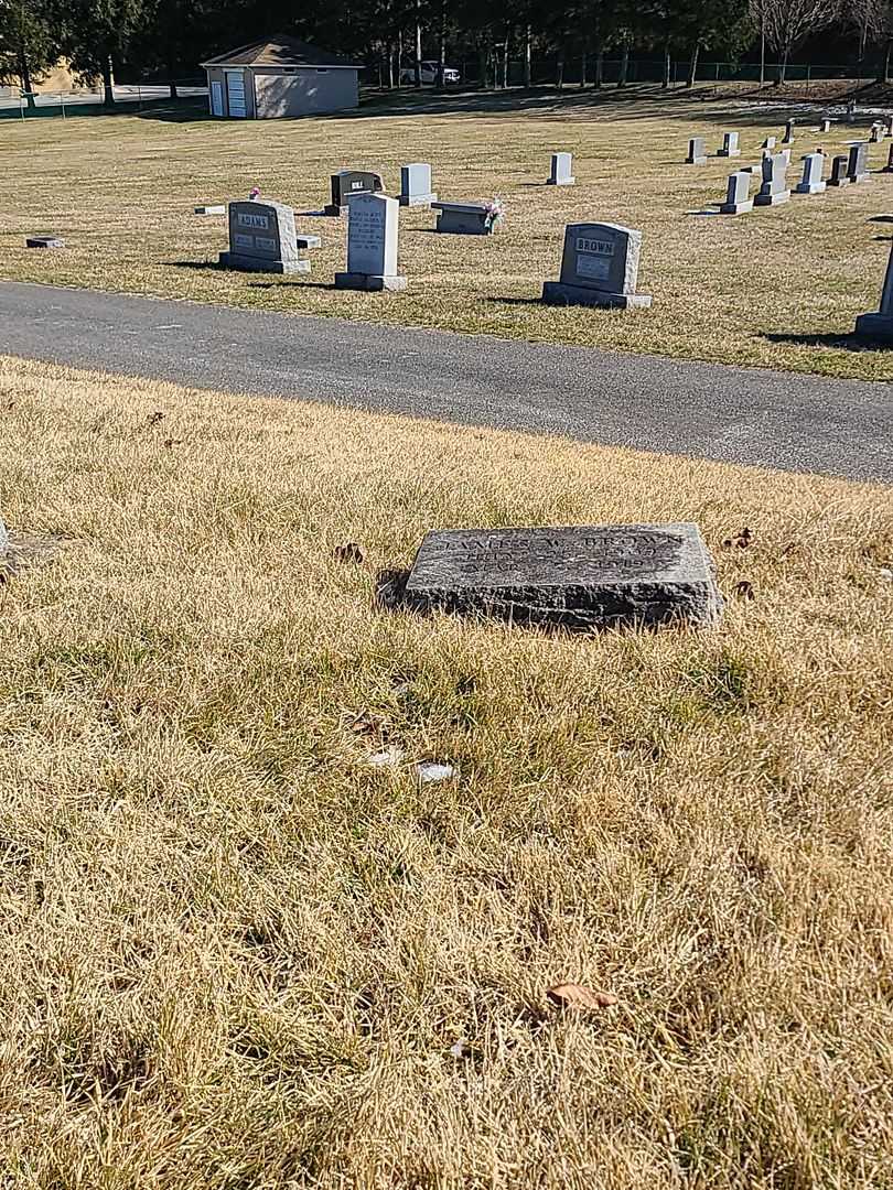 James W. Brown's grave. Photo 2