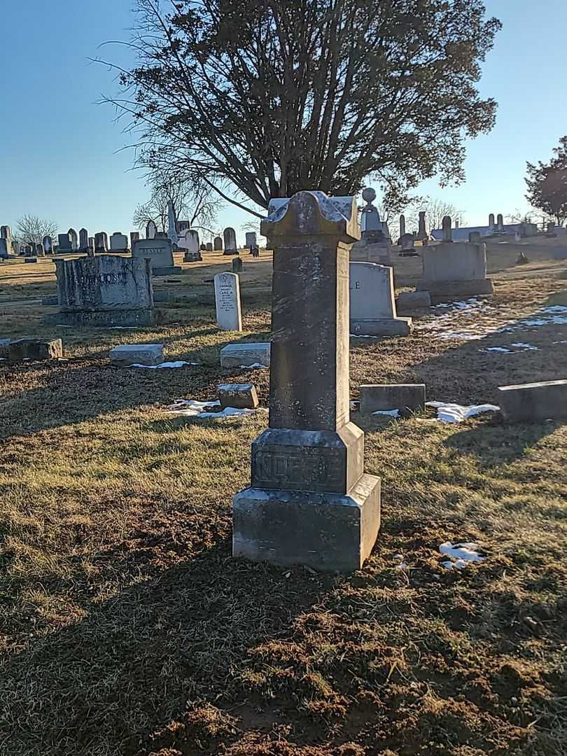 Clarence W. Bange's grave. Photo 1