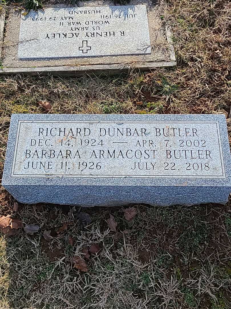 Richard Dunbar Butler's grave. Photo 3
