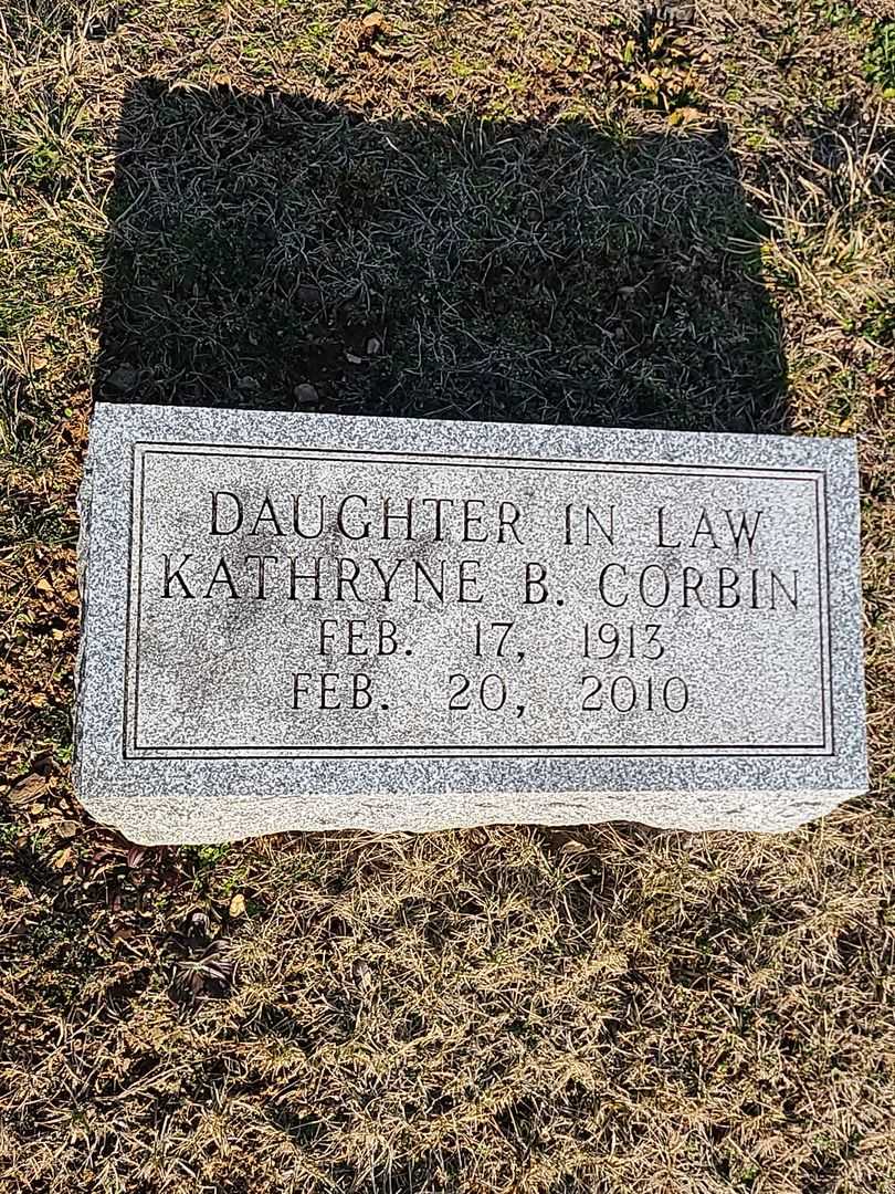 Kathryne B. Corbin's grave. Photo 3