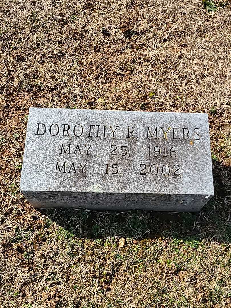Dorothy R. Myers's grave. Photo 3
