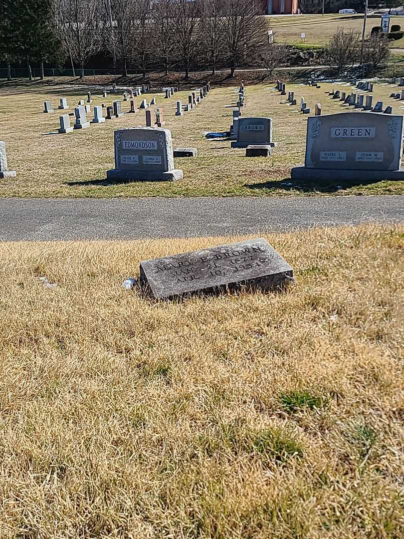 Mary E. Brown's grave. Photo 2