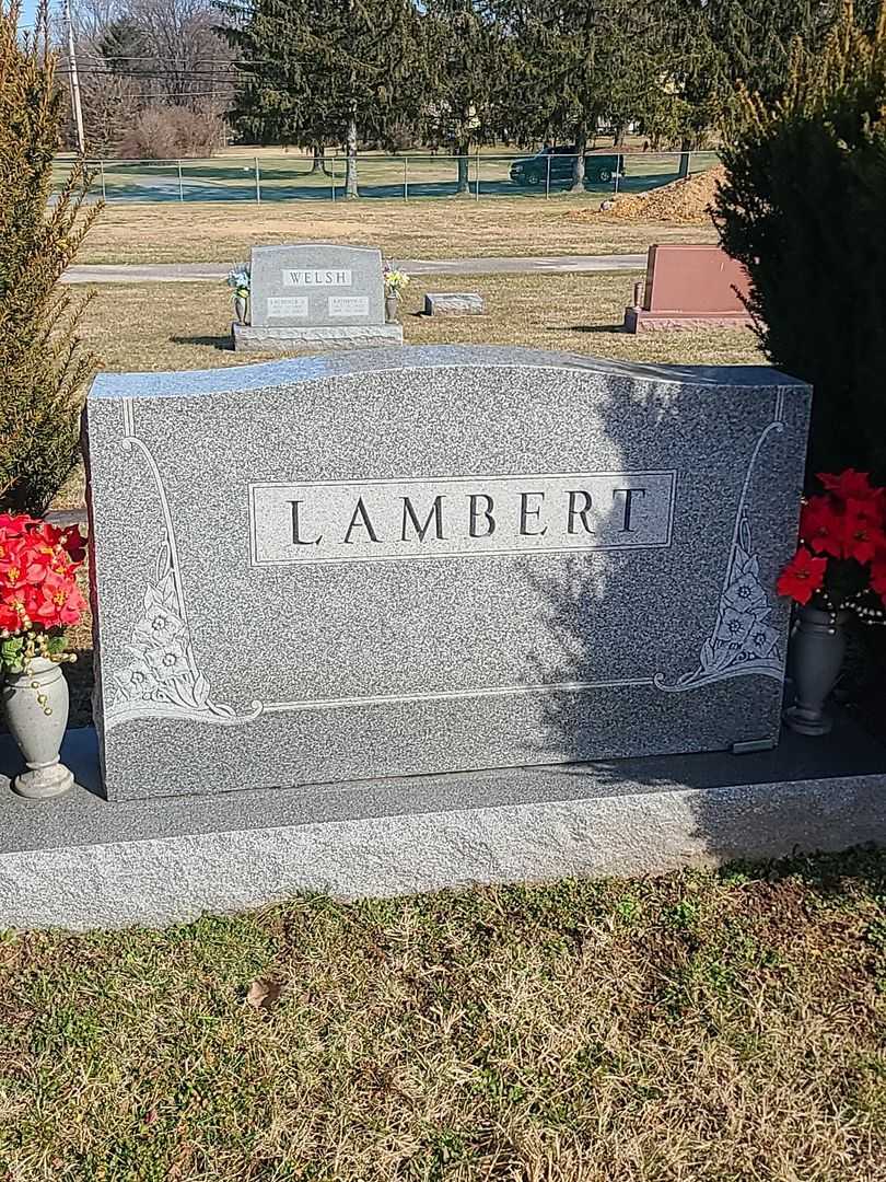 Melvia A. Lambert's grave. Photo 1