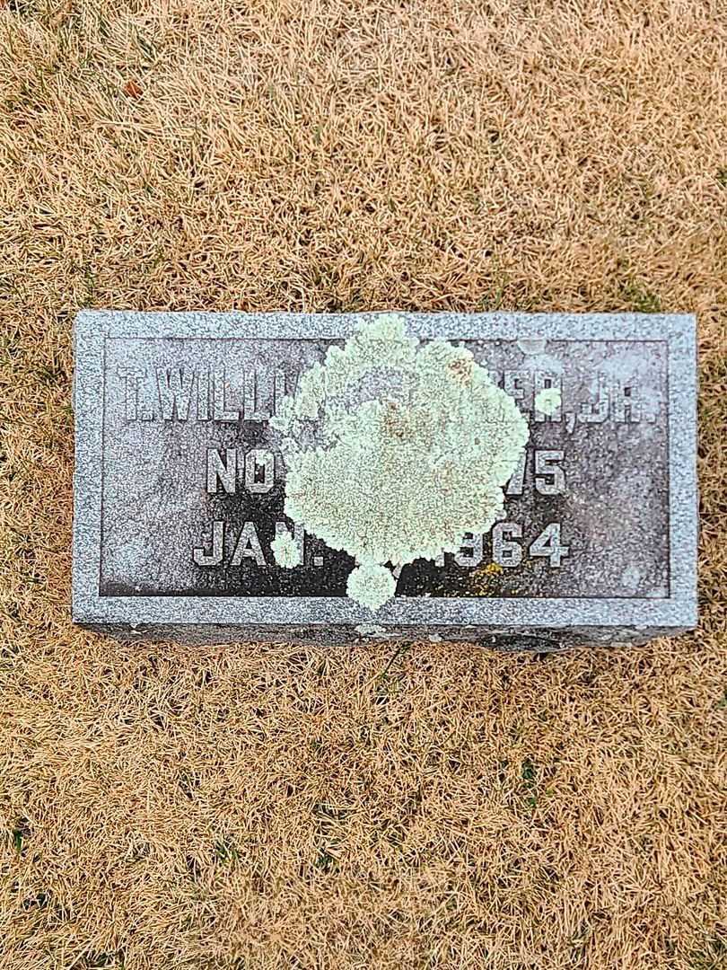 T. William Mather Junior's grave. Photo 3