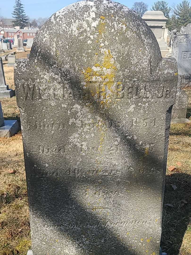 William H. Bell Junior's grave. Photo 2