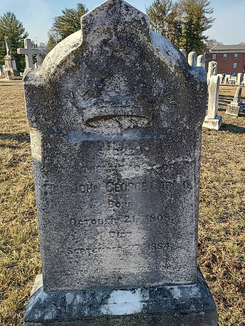 Reverend John George Capito's grave. Photo 1