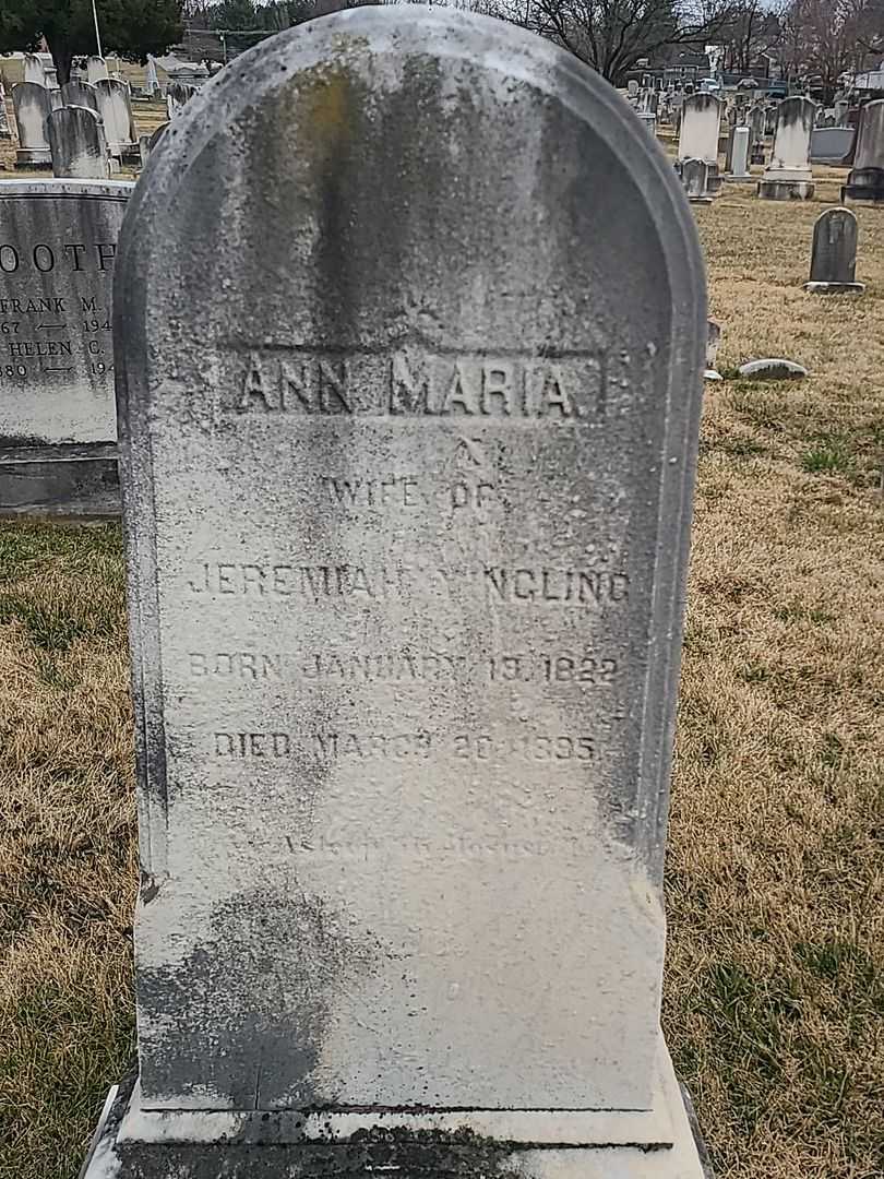 Ann Maria Yingling's grave. Photo 3