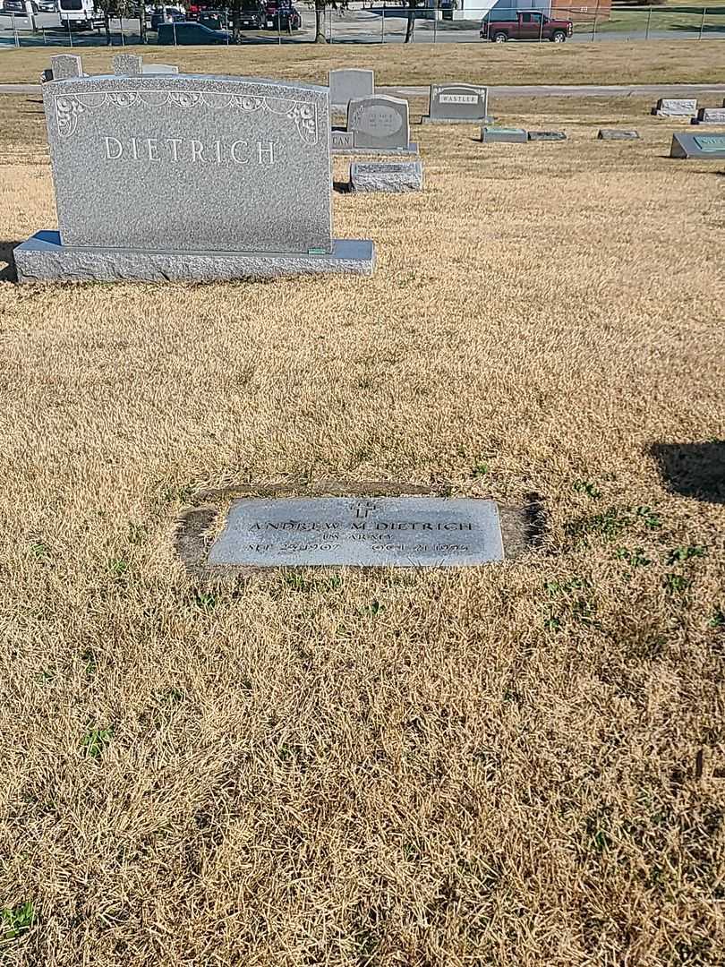 Andrew M. Dietrich's grave. Photo 2