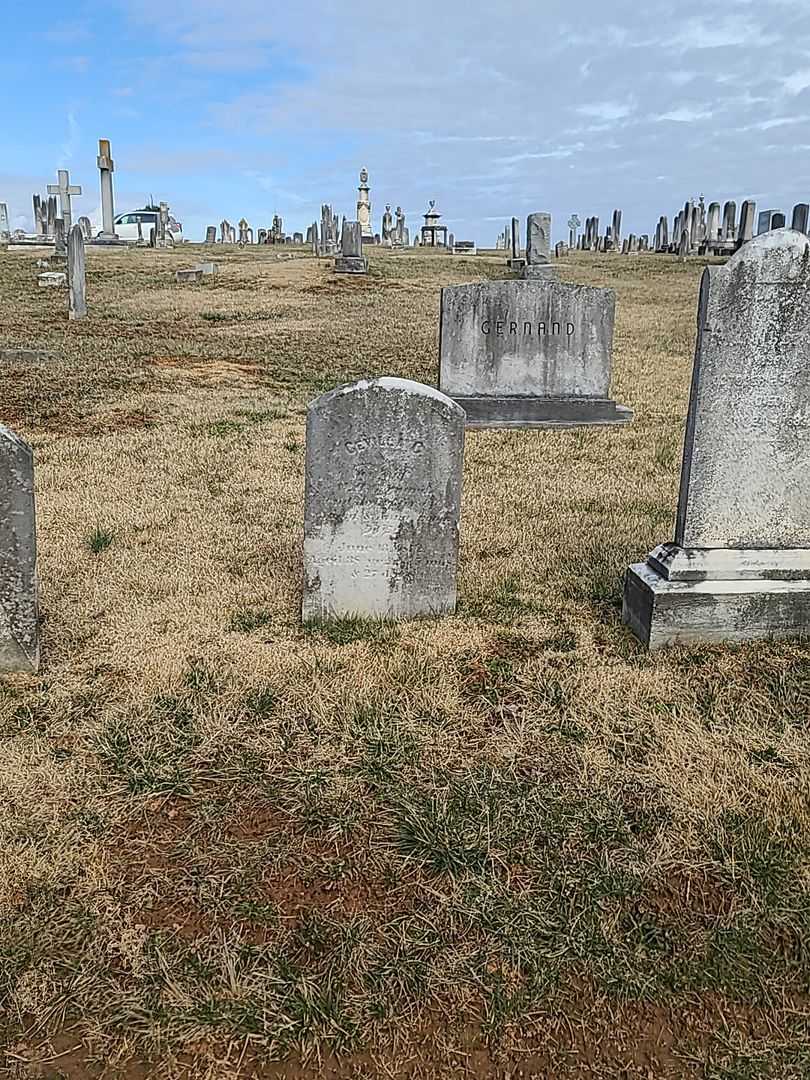 Cevilla C. Gernand's grave. Photo 2