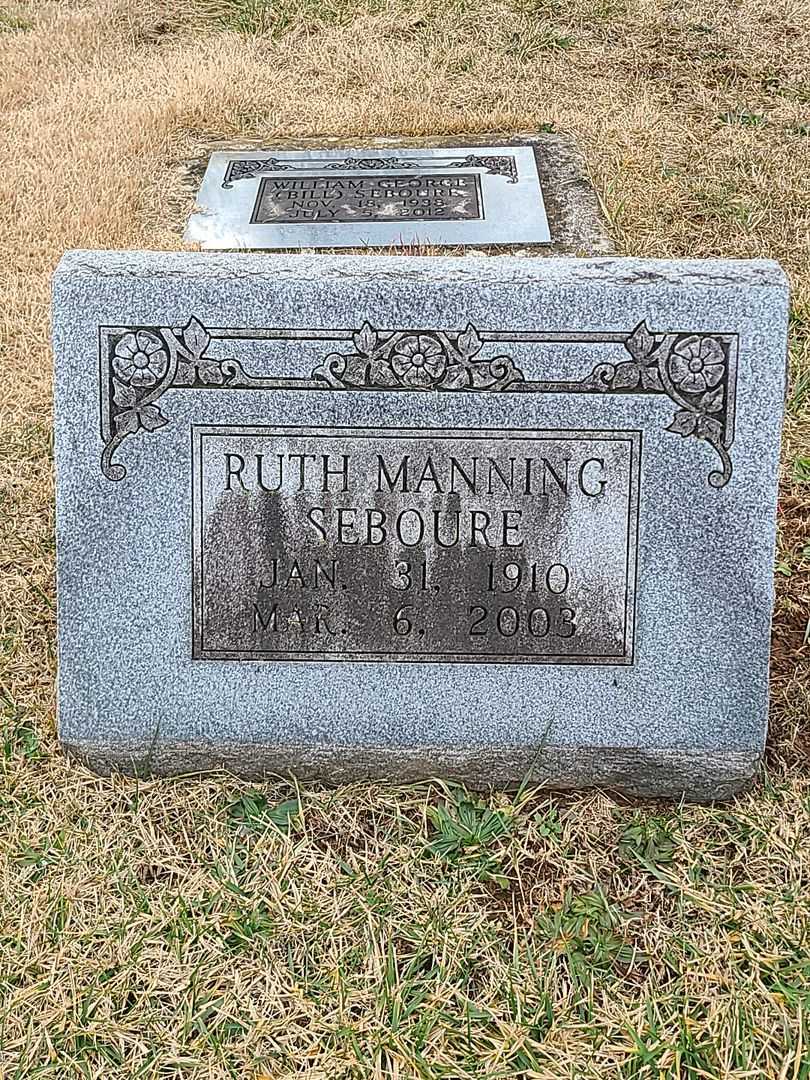 Ruth Manning Seboure's grave. Photo 3