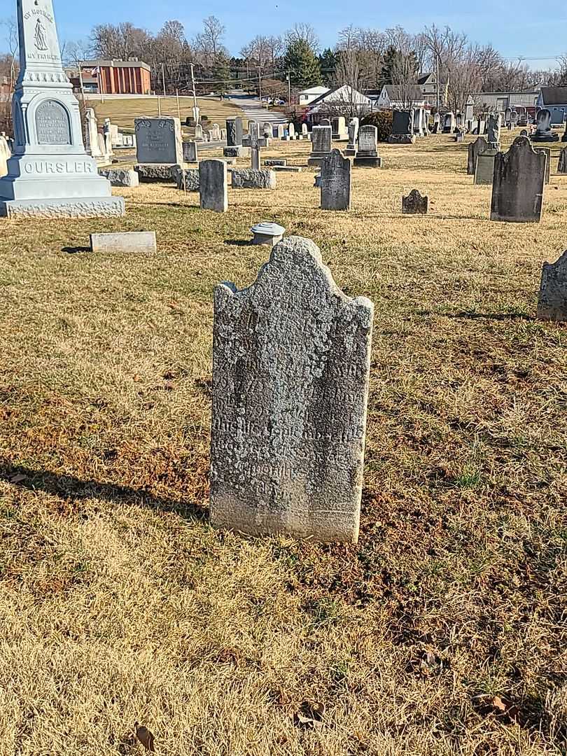 Catherine Keefer's grave. Photo 2