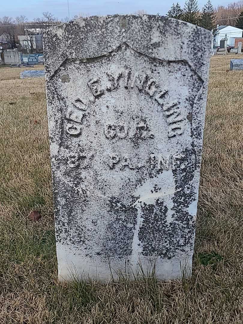 George E. Yingling's grave. Photo 3