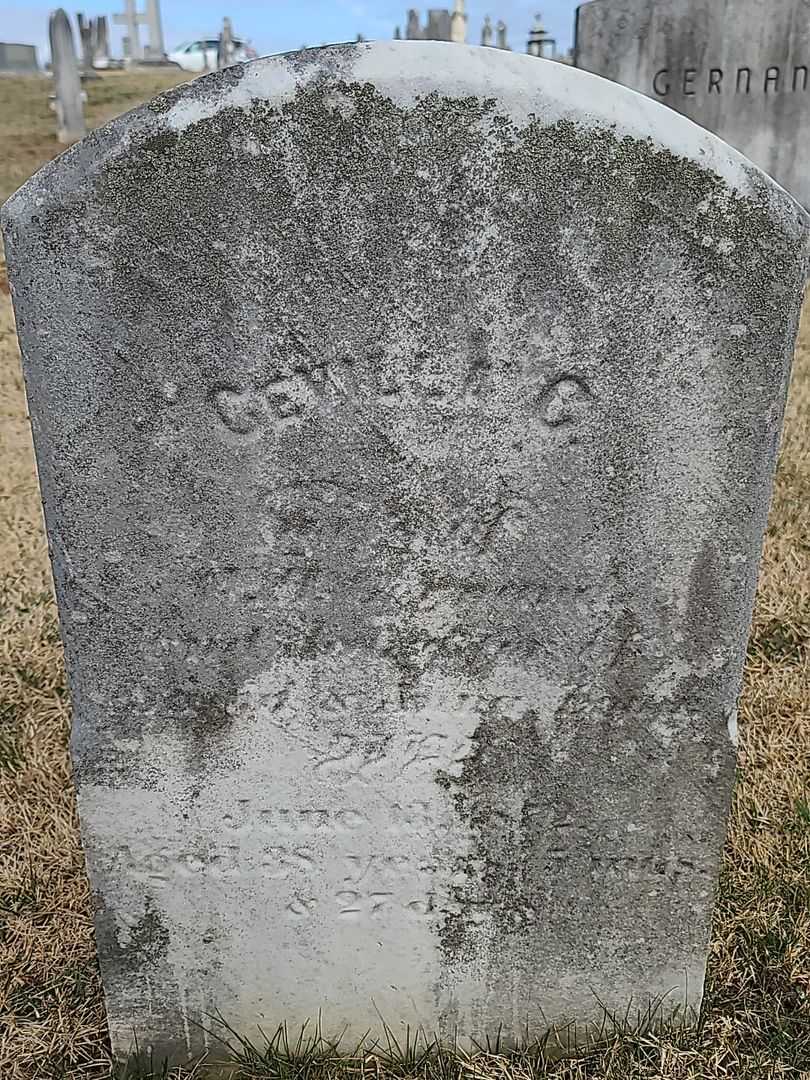 Cevilla C. Gernand's grave. Photo 3