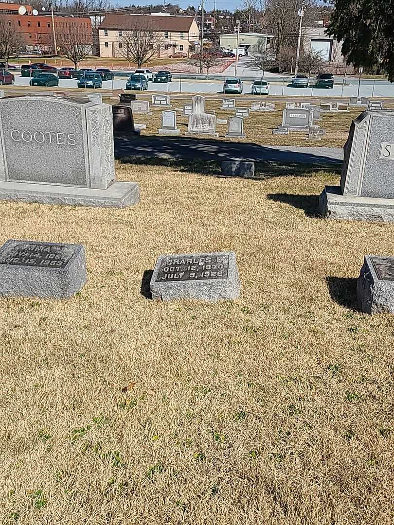 Charles E. Cootes's grave. Photo 2