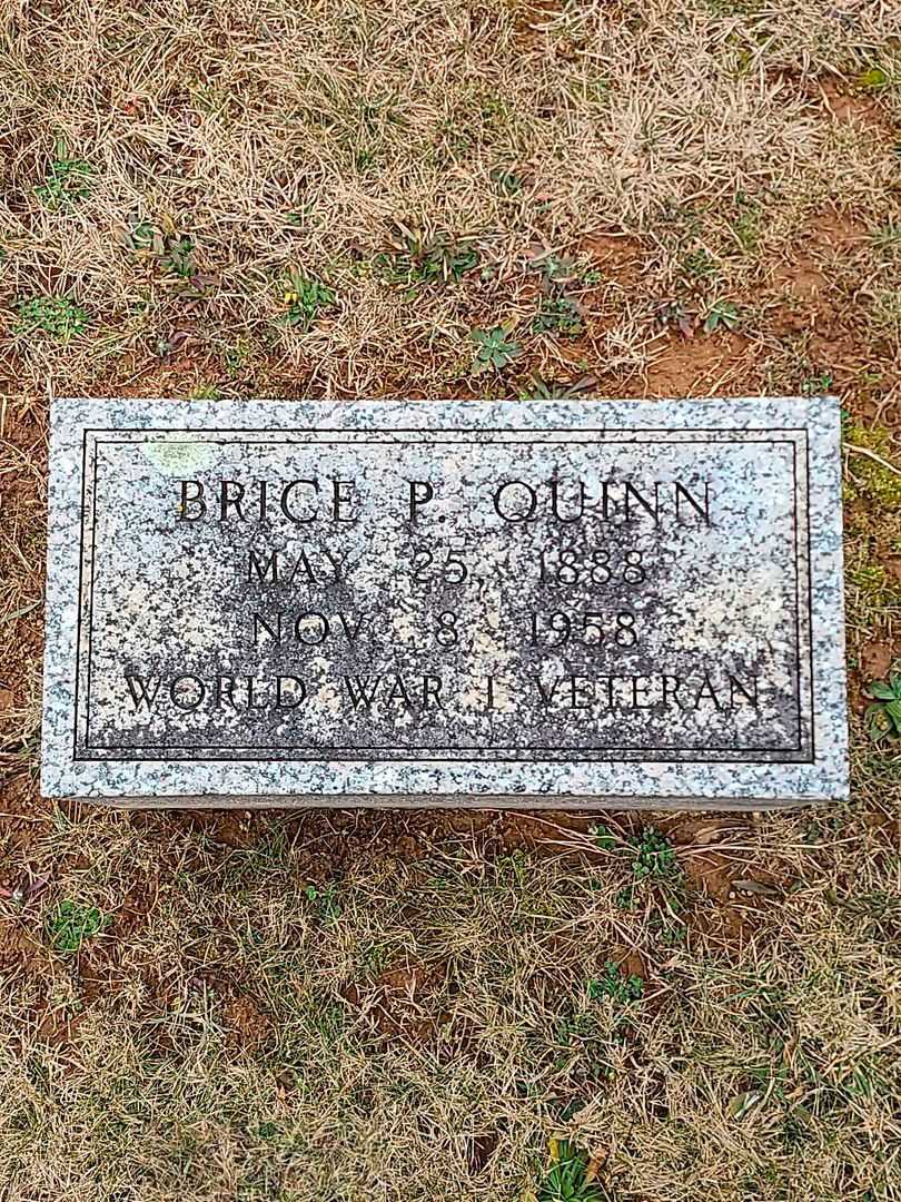 Brice P. Quinn's grave. Photo 3