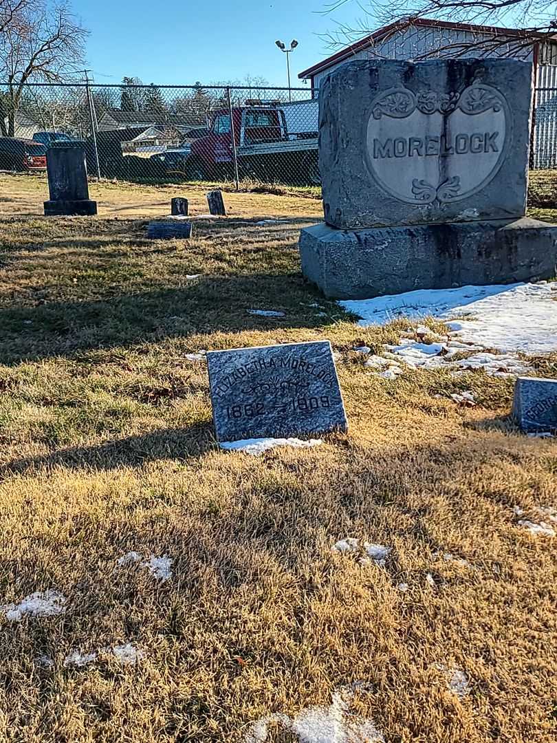Elizabeth A. Morelock's grave. Photo 2
