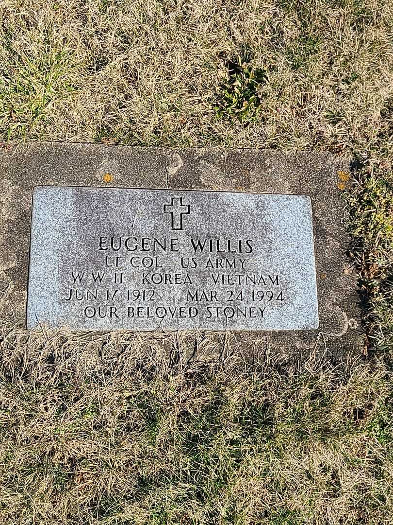Eugene "Stoney" Willis's grave. Photo 3