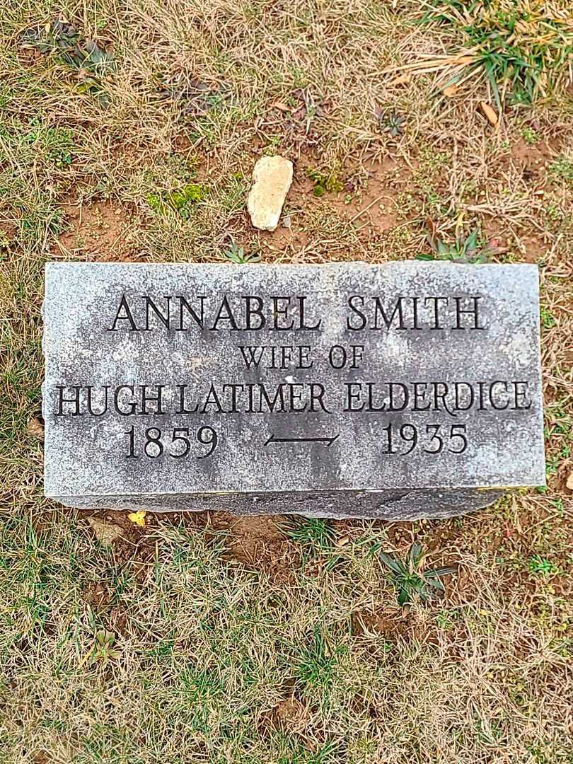 Annabel Smith Elderdice's grave. Photo 3