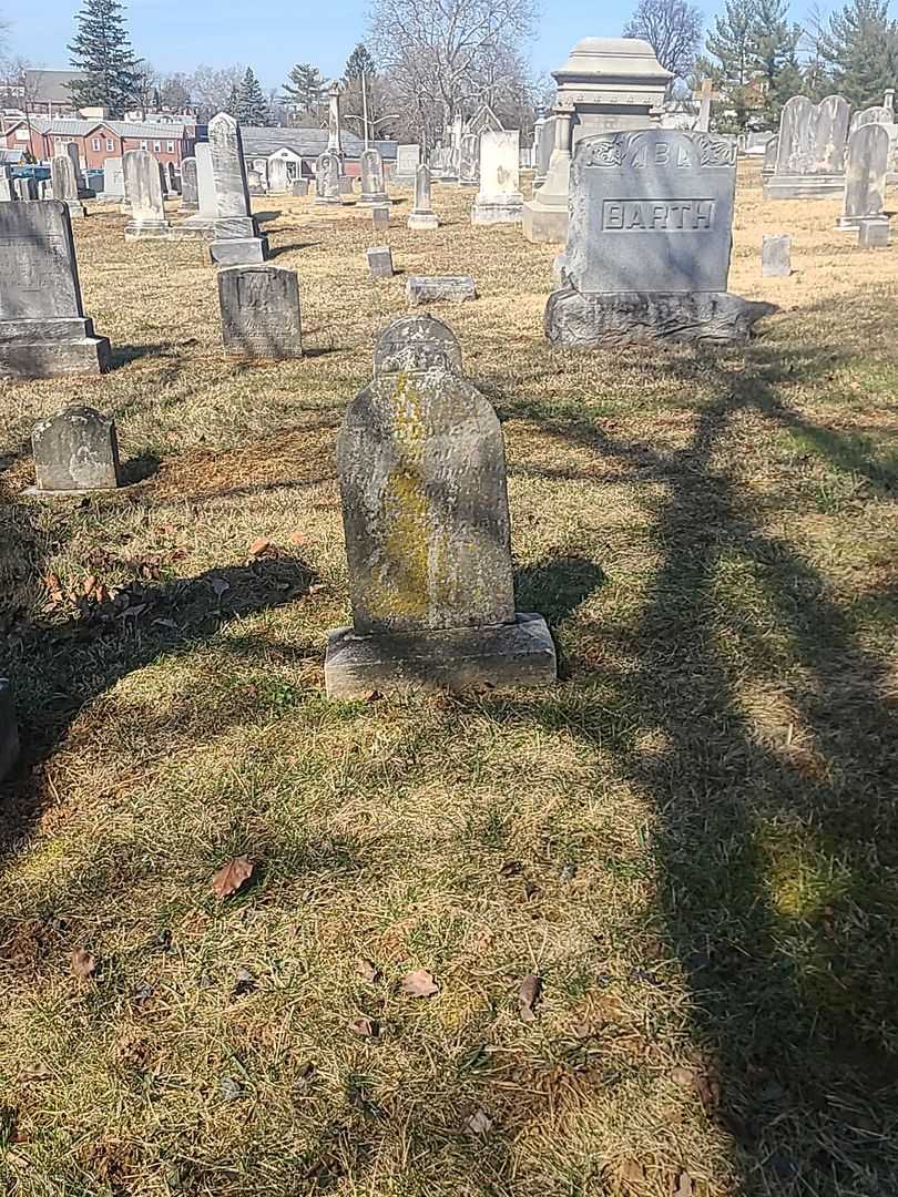 Theodore A. Baughman's grave. Photo 2