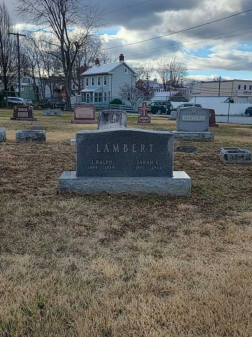 J. Ralph Lambert's grave. Photo 2