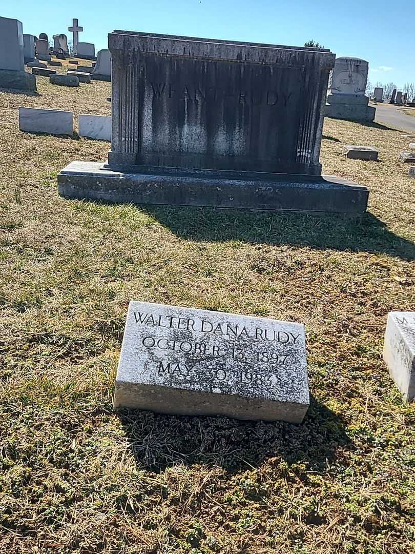 Walter Dana Rudy's grave. Photo 2
