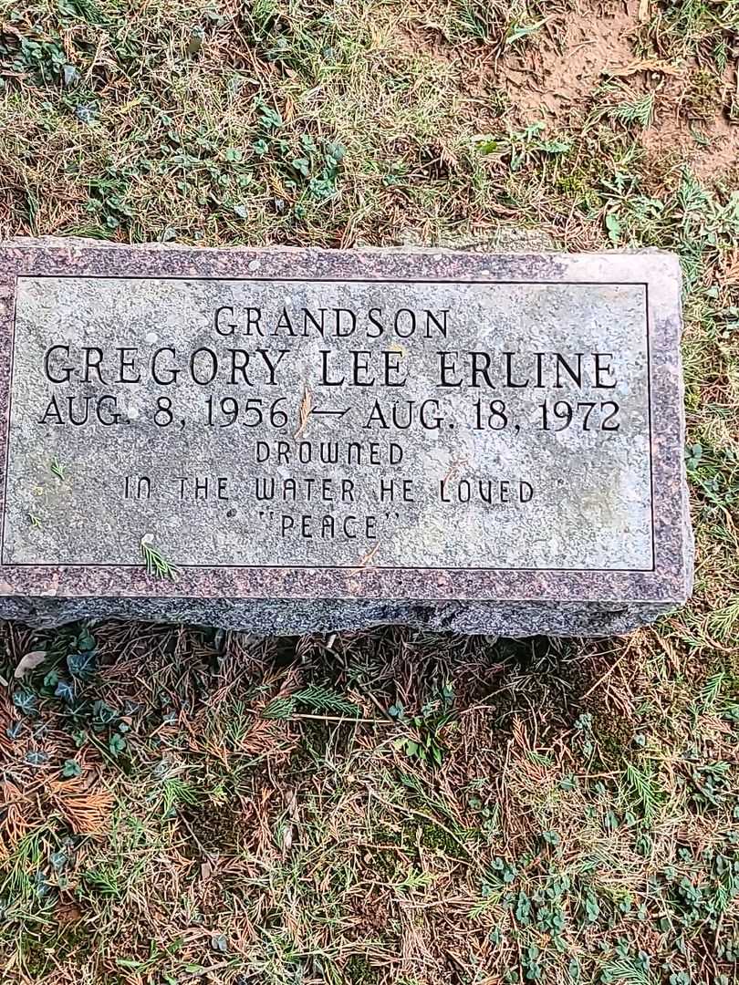 Gregory Lee Erline's grave. Photo 3