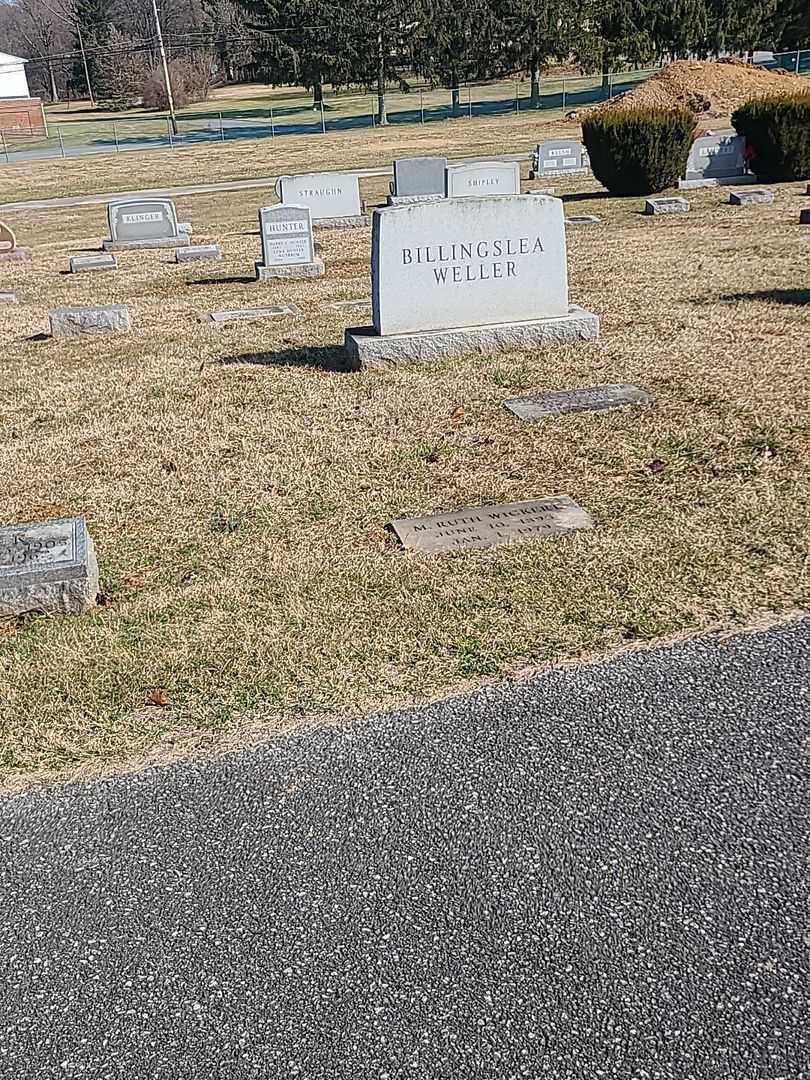 M. Ruth Wickert Billingslea's grave. Photo 2