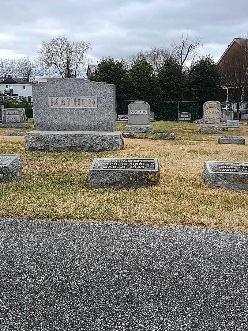 Frank W. Mather's grave. Photo 2