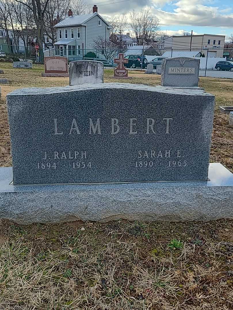 J. Ralph Lambert's grave. Photo 1