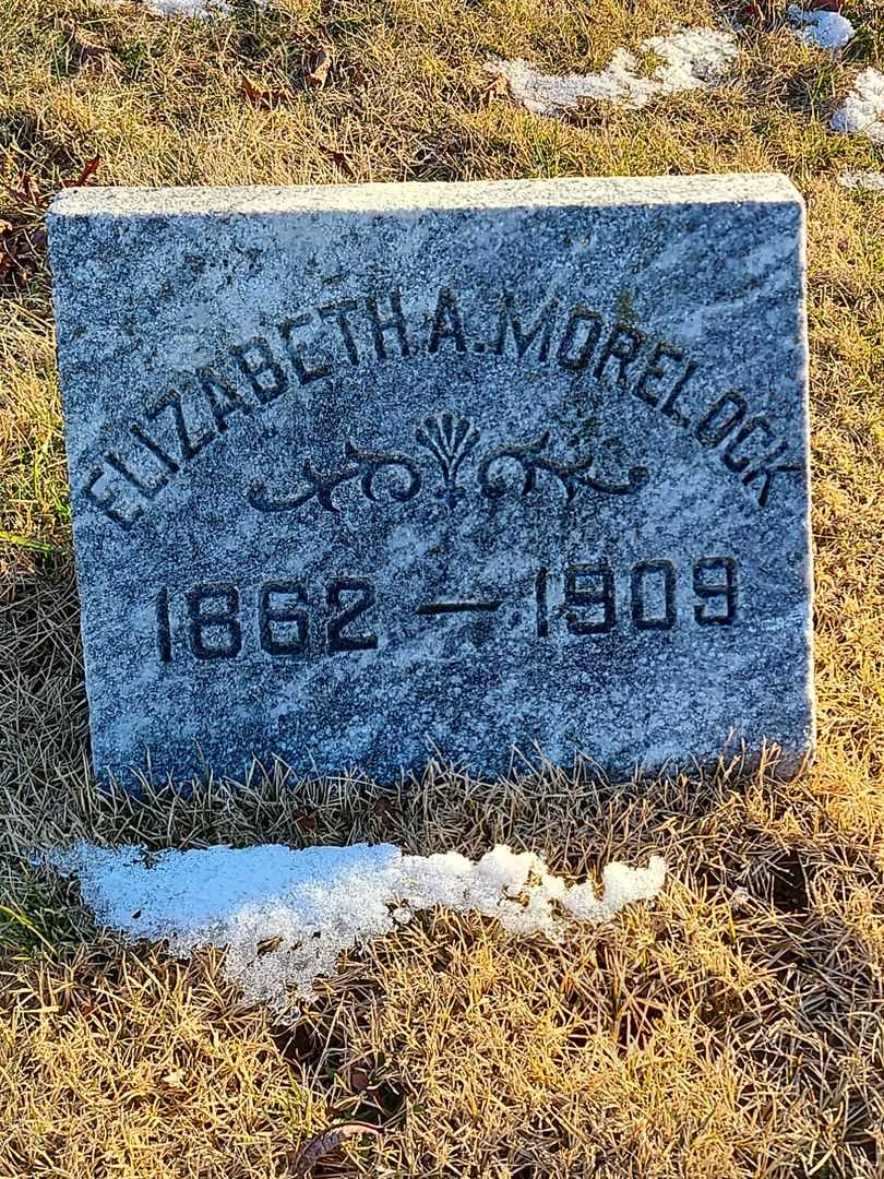 Elizabeth A. Morelock's grave. Photo 3