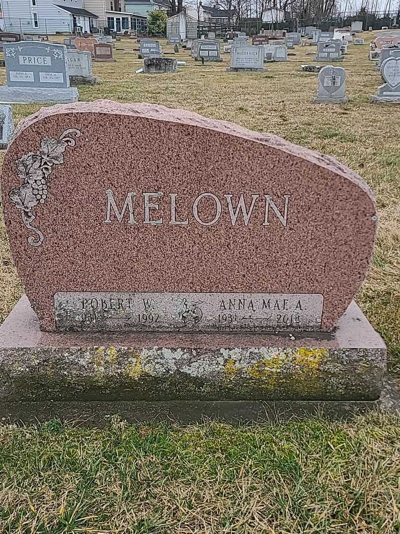 Robert W. Melown's grave. Photo 1