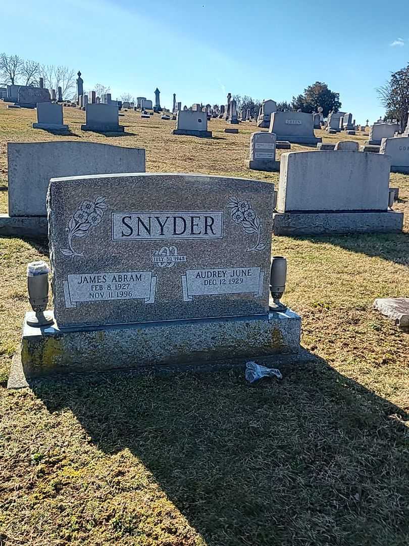 James Abram Snyder's grave. Photo 2