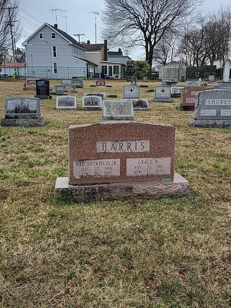Melchour "Bud" Harris Junior's grave. Photo 2