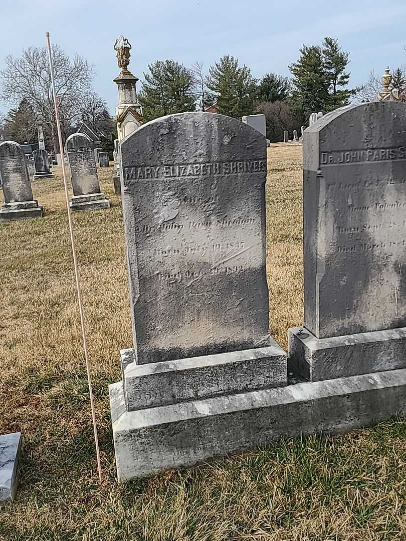 Mary Elizabeth Shriver Sheahan's grave. Photo 1