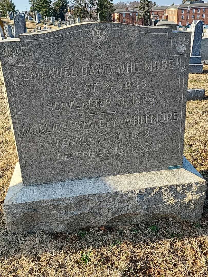 M. Alice Stitely Whitmore's grave. Photo 3